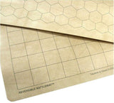 Reversible Battlemat 1" Squares & 1" Hexes.