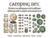 Geek Tank Tabletop Tokens: Camping Set