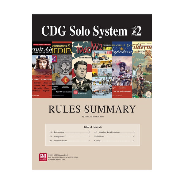 CDG Solo System #2