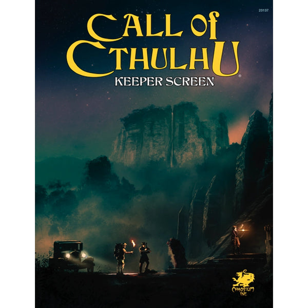 Call of Cthulhu 7th Ed: Keeper's Screen