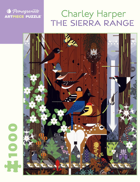 1000 Charley Harper The Sierra Range