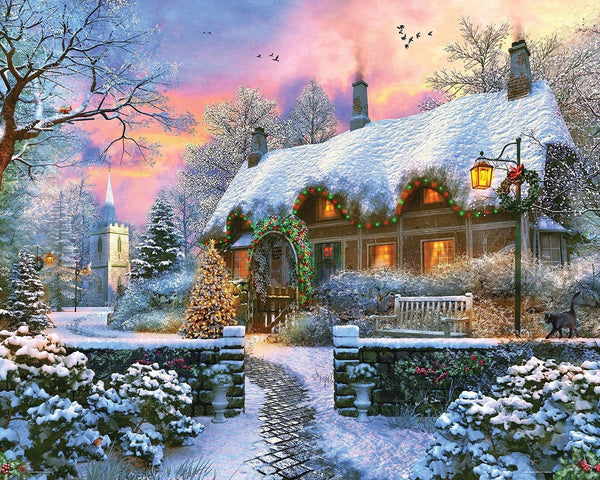 1000 Christmas Cottage (Springbok)