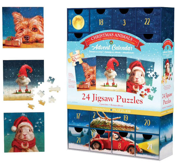 Puzzle Advent Calendar Christmas Animals