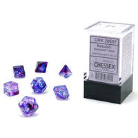 Nebula Mini Polyhedral Nocturnal/blue 7-Die Set