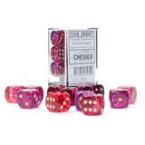 Gemini 16mm d6 Translucent Red-Violet/gold Dice Block