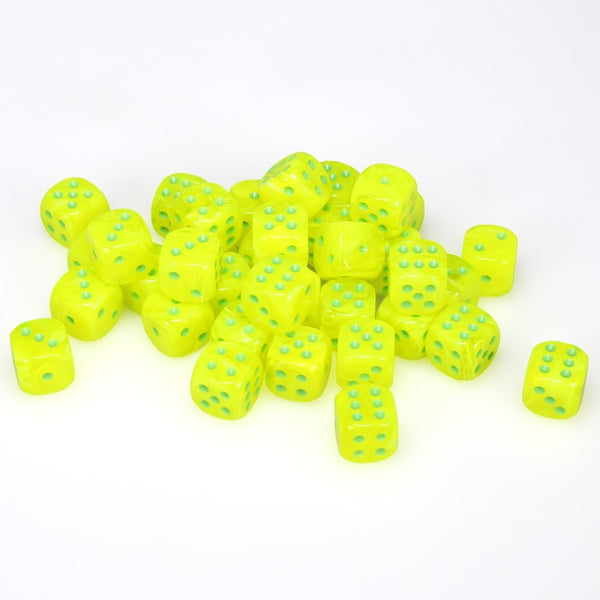 Vortex 12mm d6 Electric Yellow/green Dice Block (36 dice)