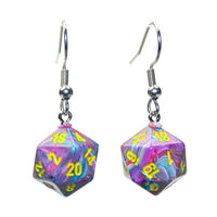 Hook Earrings Festive Mosaic Mini d20