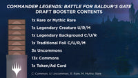 MtG Commander Legends: Battle for Baldur's Gate Draft Pack