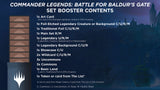MtG Commander Legends: Battle for Baldur's Gate Set Pack