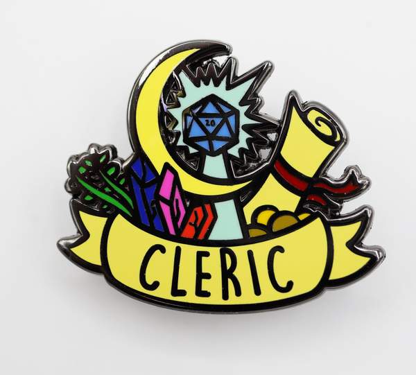 Adventurer Class Enamel Pin: Cleric