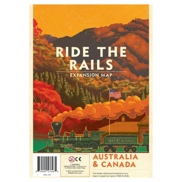 Ride the Rails: Australia & Canada Maps