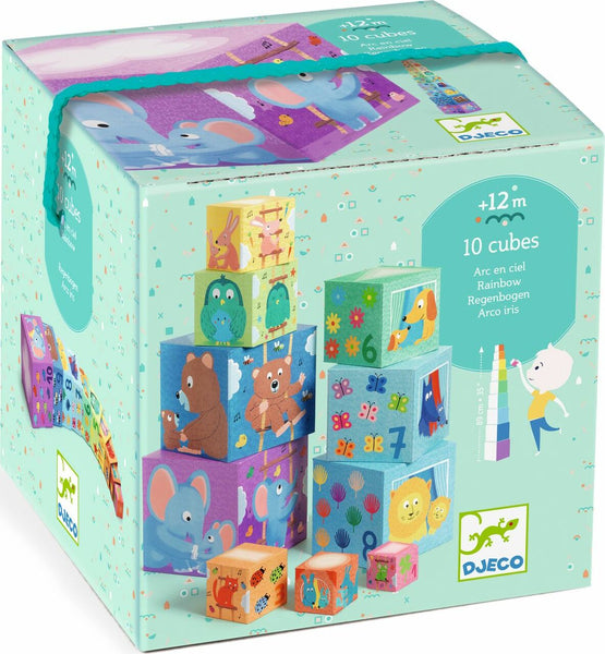 Stacking Cubes Rainbow – I'm Board! Games & Family Fun