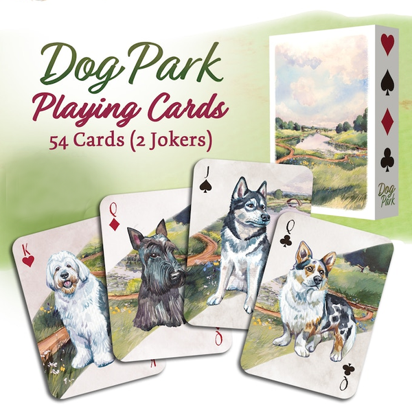 Playing Cards: Dog Park