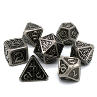 Die Hard Dice Set - Drakona Eldric Argentum