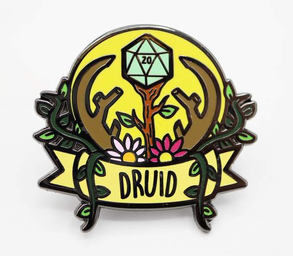 Adventurer Class Enamel Pin: Druid