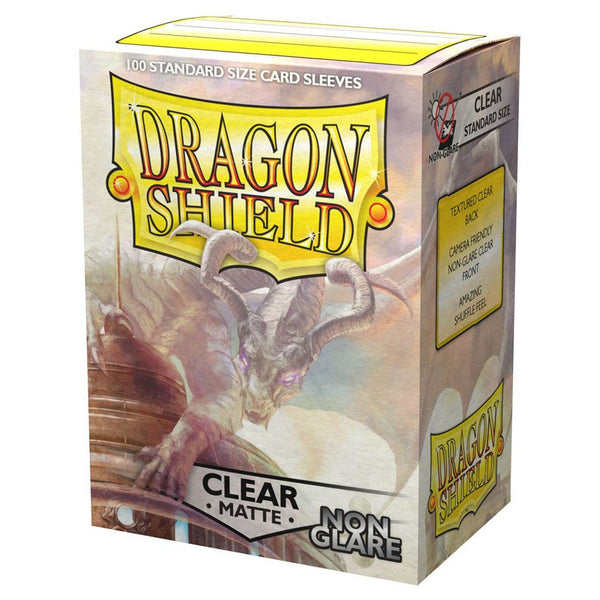 Dragon Shield Matte Non-Glare Clear Sleeves (100)