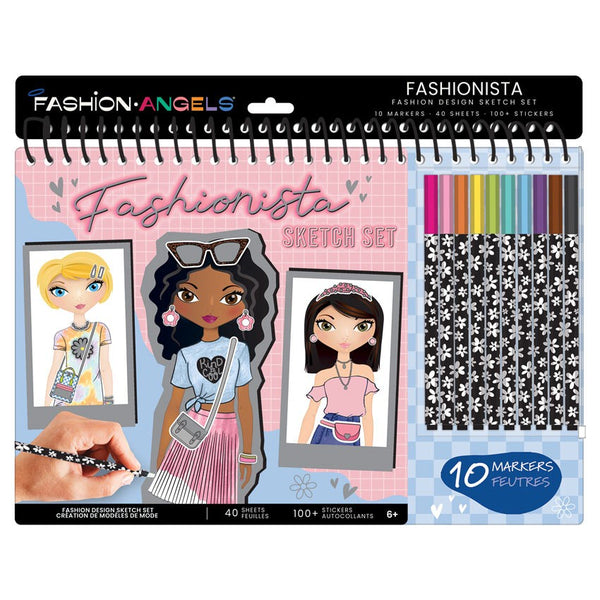 Fashionista Sketch Set with Markers