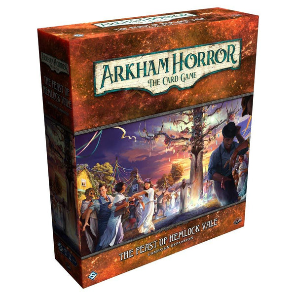 arkham horror the card game expansions Arkham Horror The Card Game: The Feast of Hemlock Vale Campaign Expans – I'm Board! Games & Family Fun