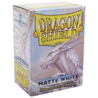 Dragon Shield Matte White Sleeves (100)