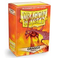 Dragon Shield Matte Orange Sleeves (100)