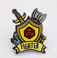 Adventurer Class Enamel Pin: Fighter