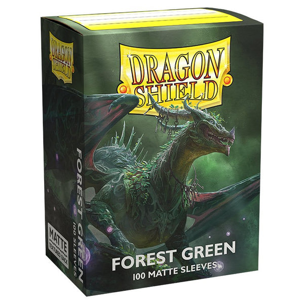 Dragon Shield Matte Forest Green Sleeves (100)