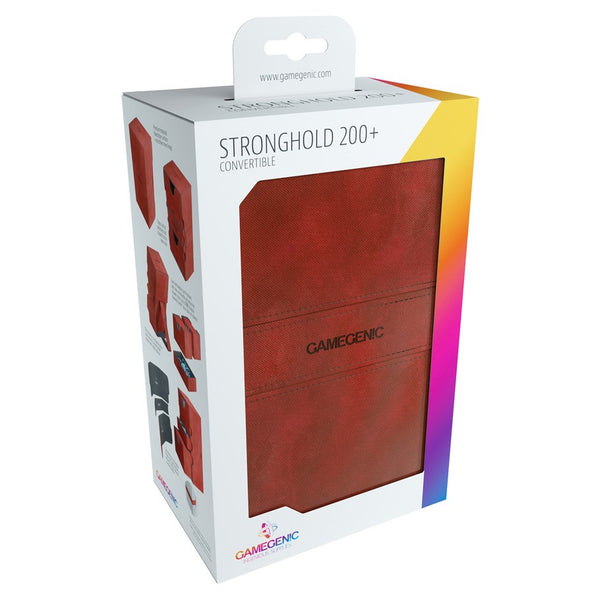 Gamegenic Stronghold 200+ Convertible Deck Box: Red