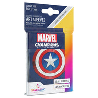 Gamegenic Marvel Champions Art Sleeves: Captain America