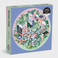 1000 Green City Round Puzzle
