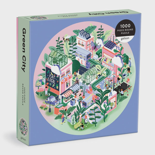 1000 Green City Round Puzzle