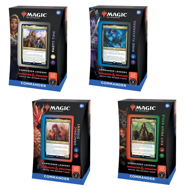 mtg d&d commander decks MtG Commander Legends: Battle for Baldur's Gate Commander Deck – I'm Board! Games & Family Fun
