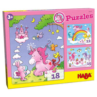 3-in-1 Unicorn Glitterluck Multipack Puzzle