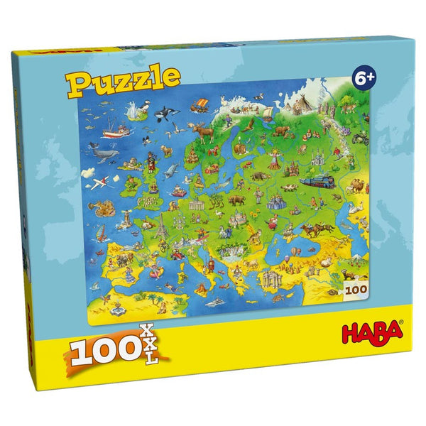 100 Europe Map