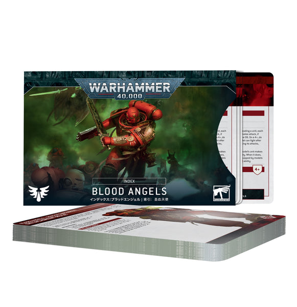 Warhammer 40,000 10th Ed Index Cards: Blood Angels
