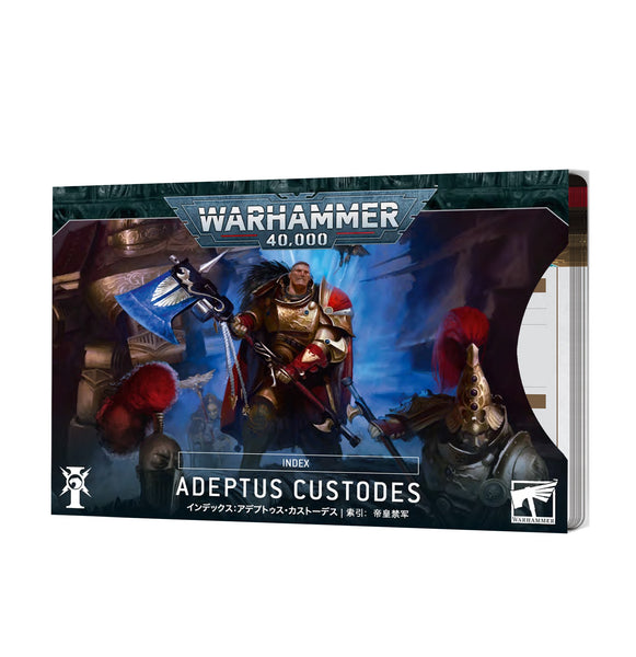 Warhammer 40,000 10th Ed Index Cards: Adeptus Custodes