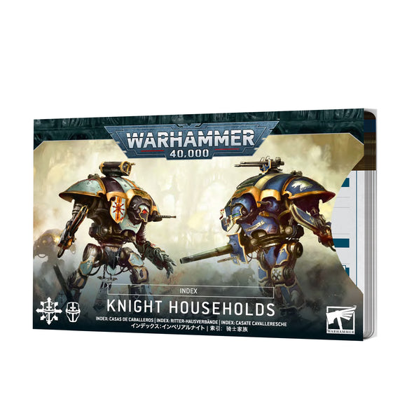 Warhammer 40,000 10th Ed Index Cards: Knight Households