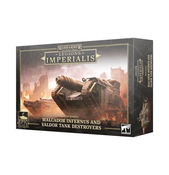 Legion Imperialis: Malcador Infernus and Valdor Tank Destroyers