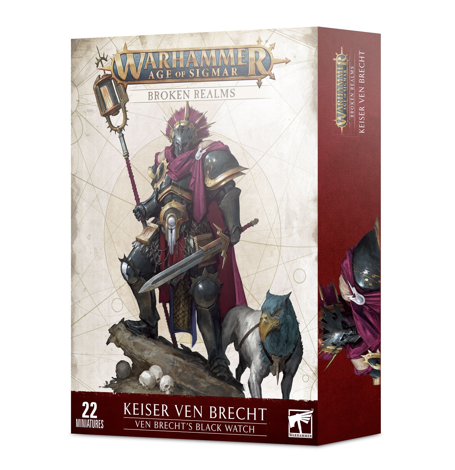 Warhammer AoS – Broken Realms: Gresh's Iron Reapers – 3 Chaos-Chariots – Baubar Als Gorebeast – 222 Teile, Mit Basen