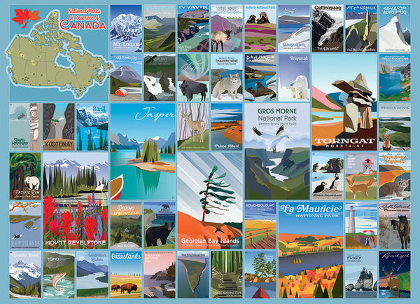 1000 National Parks and Reserves of Canada