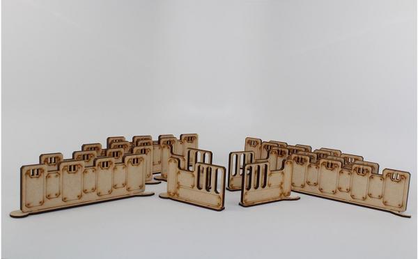 LaserCraft Space Outpost Walls