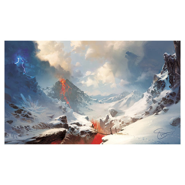 Legion Playmat: Lands Mountain