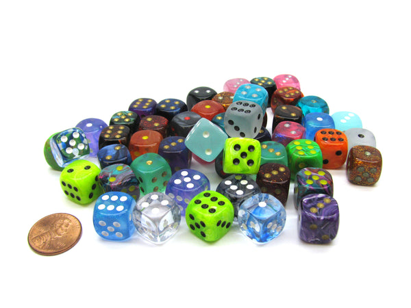 Loose Dice Gemini d6 12mm Pips