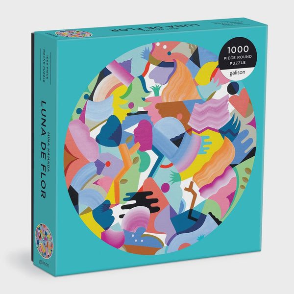 1000 Luna de Flor Round Puzzle