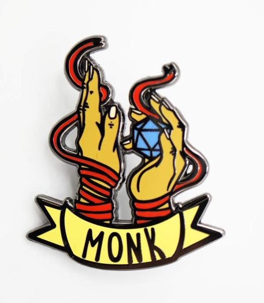 Adventurer Class Enamel Pin: Monk