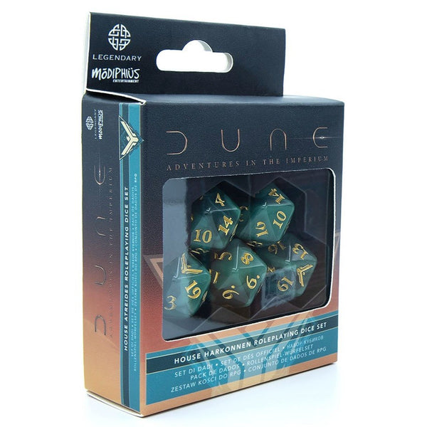 Dune RPG Atreides Dice Set