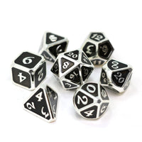 Die Hard Dice Set - Mythica Platinum Onyx