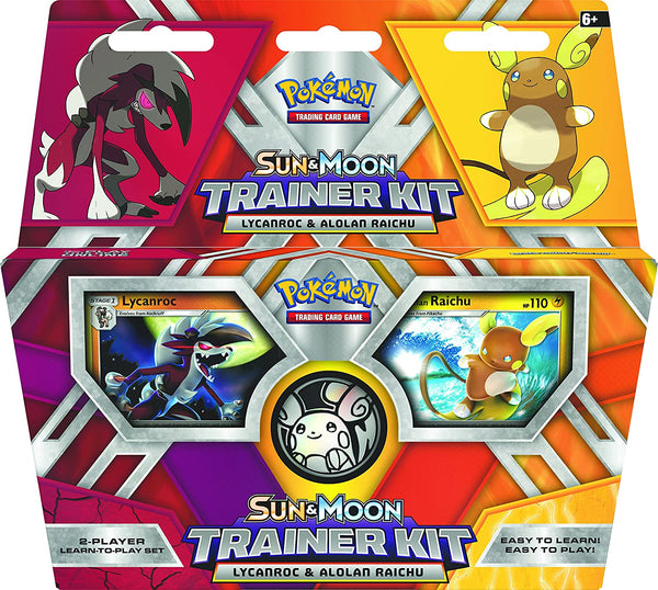 Pokemon Sun & Moon Trainer Kit—Lycanroc & Alolan Raichu