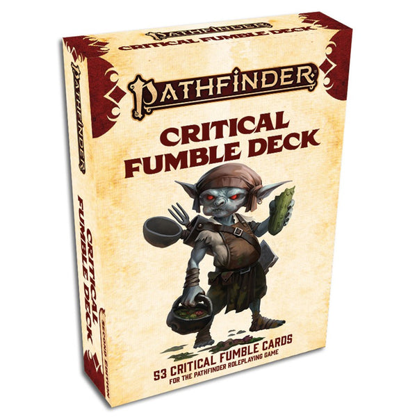 Pathfinder 2e Critical Fumble Deck