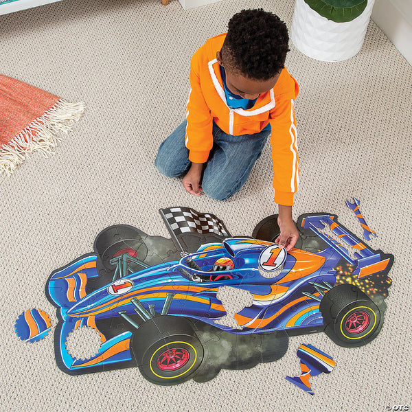 48 Race Car Floor Puzzle