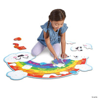 35 Shimmery Rainbow Floor Puzzle